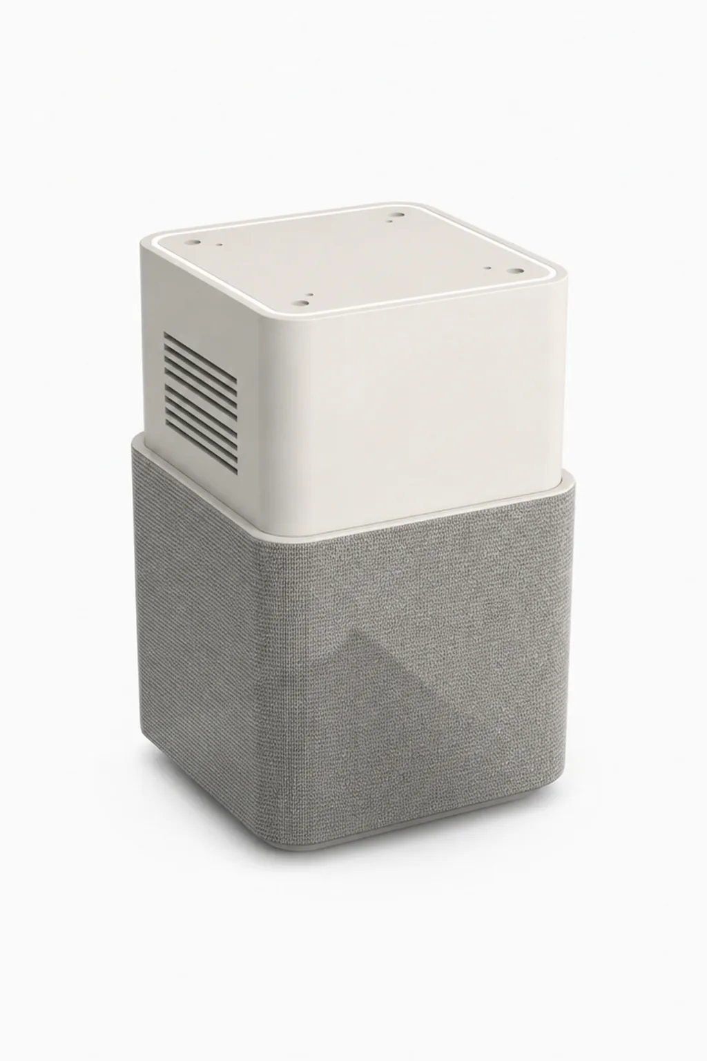 Front view of Nolaka Station in an off-white linen finish.